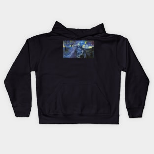 Castlevania Death Starry Night Kids Hoodie